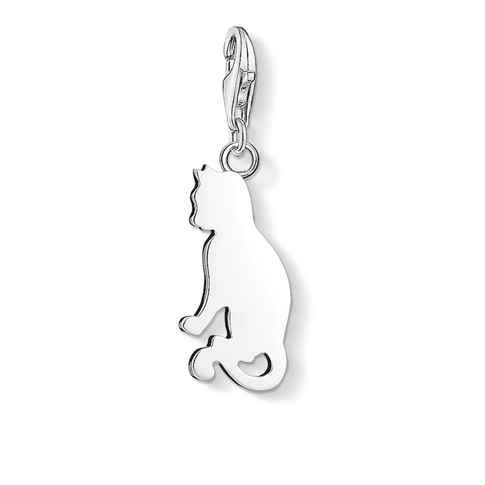 

Little Cute Cat Charms for Jewelry Making 925 Sterling Silver DIY Fashion Jewelry for Bracelet Necklace Women Men Handmade Craft