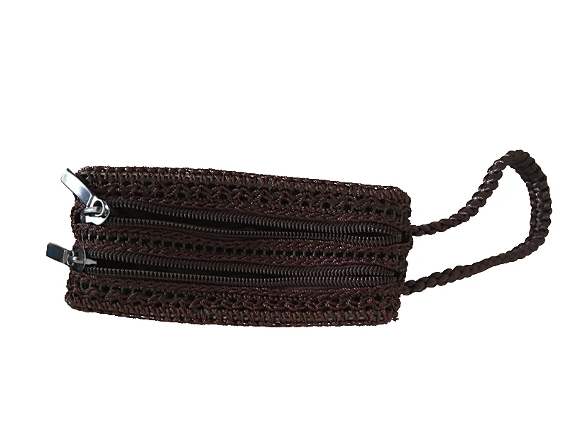 Длинный кошелек в горошек супер Кокосовая оболочка ручной с карманами для монет