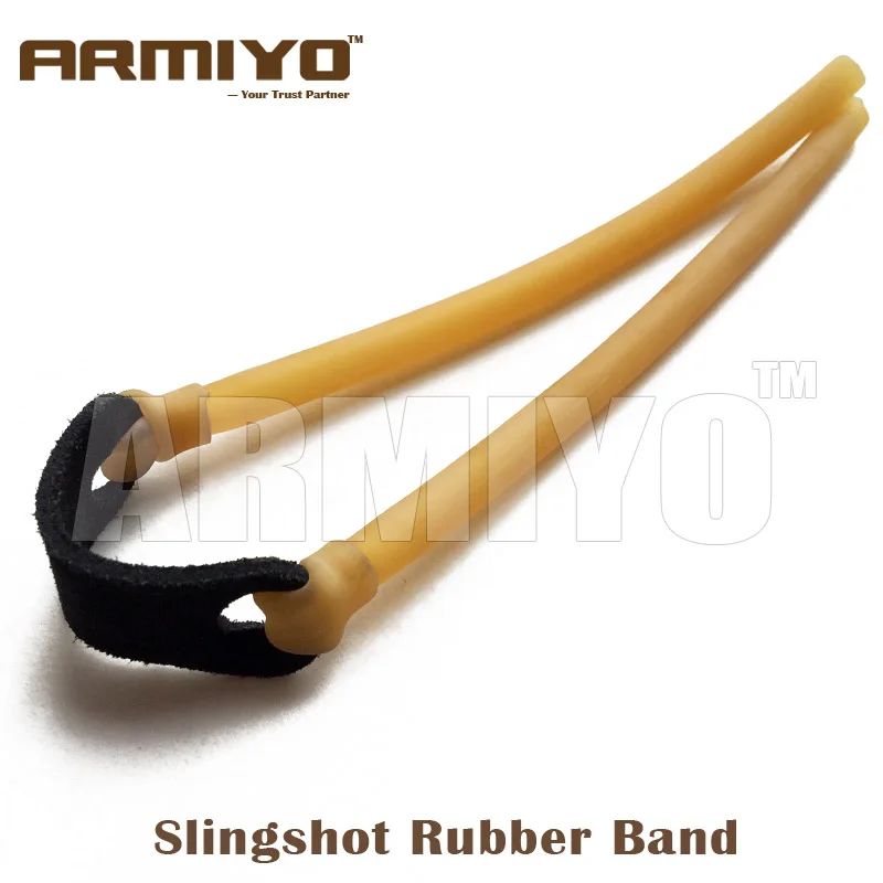 

Armiyo 6mm*9mm Elastic Bungee Catapult Rubber Band for Powerful Slingshot Catapult Hunting Shooting Paintball Accessories