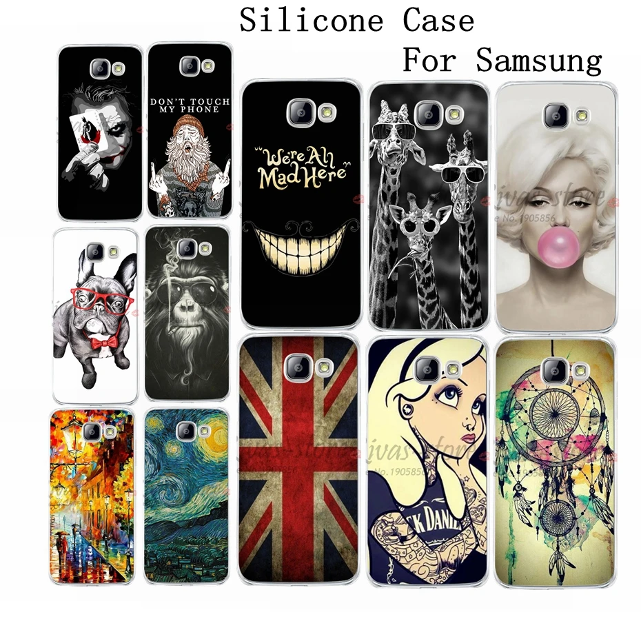 Мягкий ТПУ чехол для Samsung Galaxy A3 A5 2015 силиконовый 2016 Fundas A300 A310 A500 A510 | Мобильные