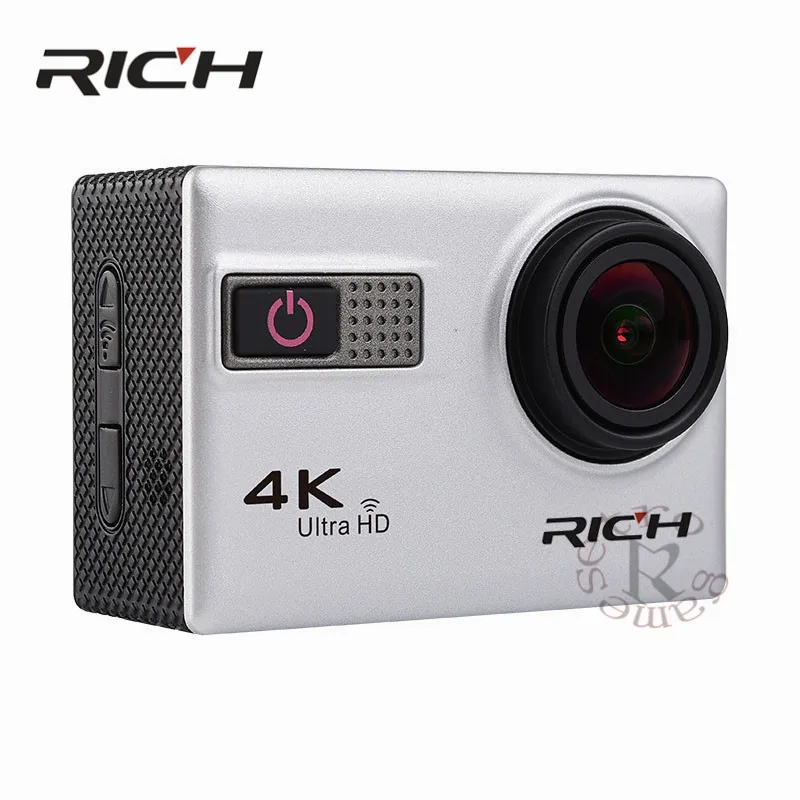 Экшн камера RICH F68B 4K Wi Fi ЖК дисплей 2 0 дюйма водонепроницаемая 12 МП 170