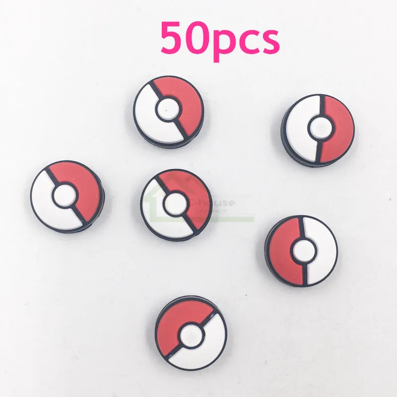 Аналоговая 3D крышка джойстика сменная силиконовая для контроллера Nintendo Switch Pokeball