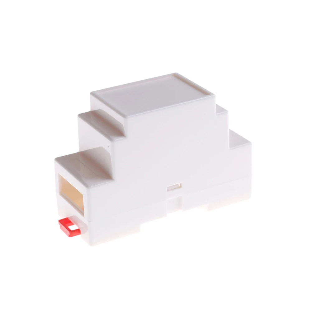 

1PCS Plastic Electronics Box Project Case DIN Rail PLC Junction Box 2 Colors 88x37x59mm