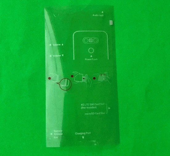 Заводская Защитная пленка для переднего экрана 100 шт. новая фотопленка LG G2 G5 G6 G7 Mini