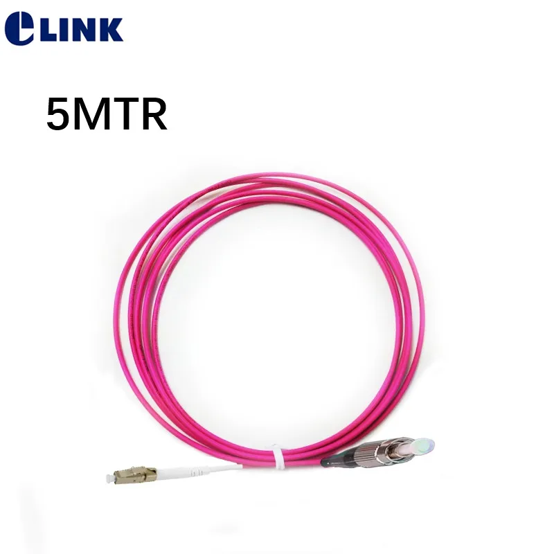 10 шт. OM4 5 м SX patchcords волоконно оптический красный/Voilet ЦВЕТНОЙ кабель LC SC FC ST разъем