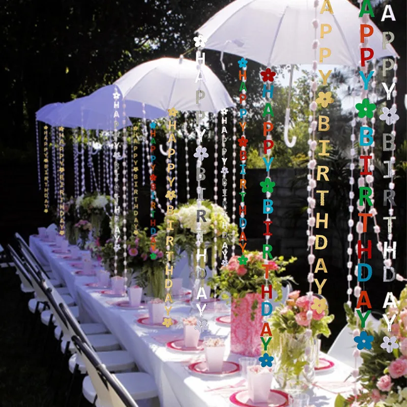 

1.8Meter Party Streamers Paper Vertical Banner Confetti Silver Gold Bright Paper Garland Banner Decor
