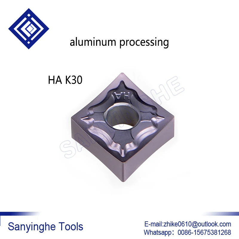 

CNMG120408-HA K30 free shipping high quality sanyinghe 10pcs/lots cnc carbide turning inserts for aluminum