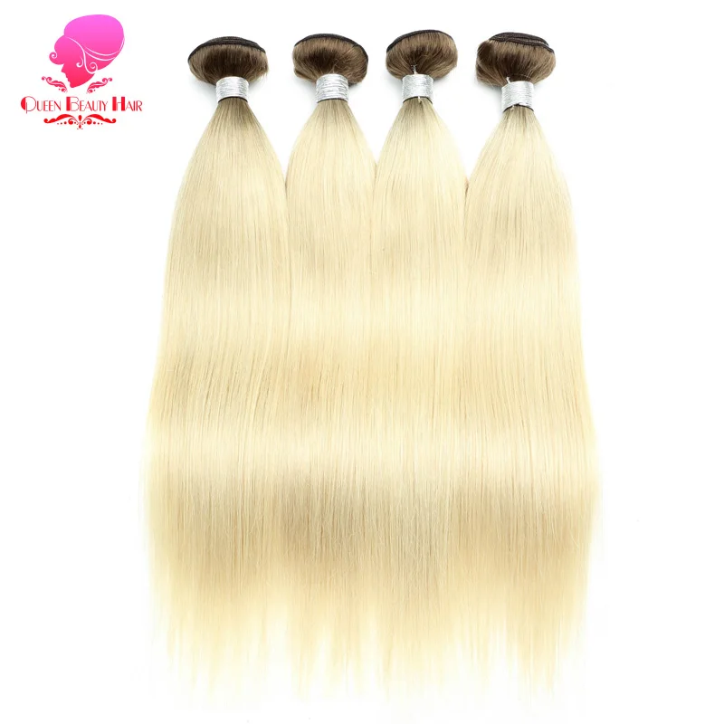Королева 1/3/4 шт. перуанские накладные волосы Комплект Волосы remy Two Tone эффектом
