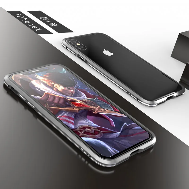 Роскошный изогнутый металлический бампер для samsung Galaxy Note 9 чехол Note 8 для iphone X Xs Max Xr 8 7 Plus Ультратонкий алюминиевый корпус