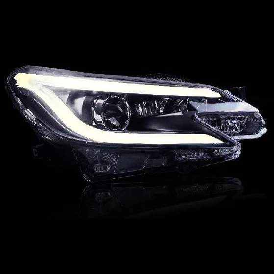 Ownsun Новый фары “орлиные глаза” светодиодный DRL Биксеноновые линзы