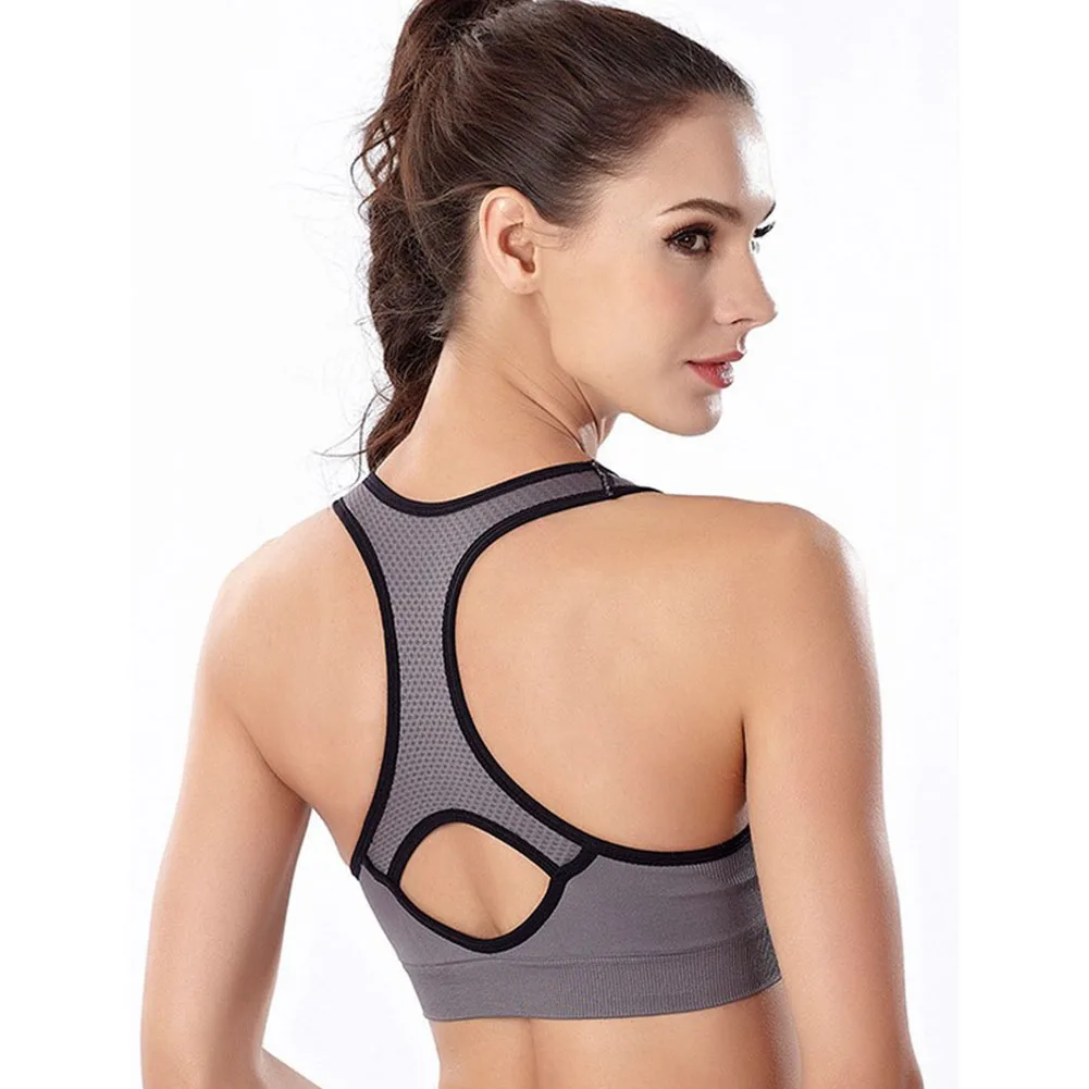 Women No Wire-rim Outfit Stretch Shakeproof Yoga Sportswear Bra Fitness Tights Running High Waist | Спорт и развлечения