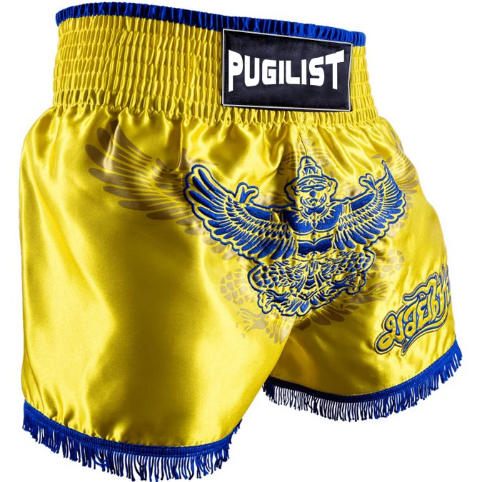 Муай Тай шорты ММА Боксер PUGILIST Ван Хаг Шорты Фитнес порошок Обучение Боксерский