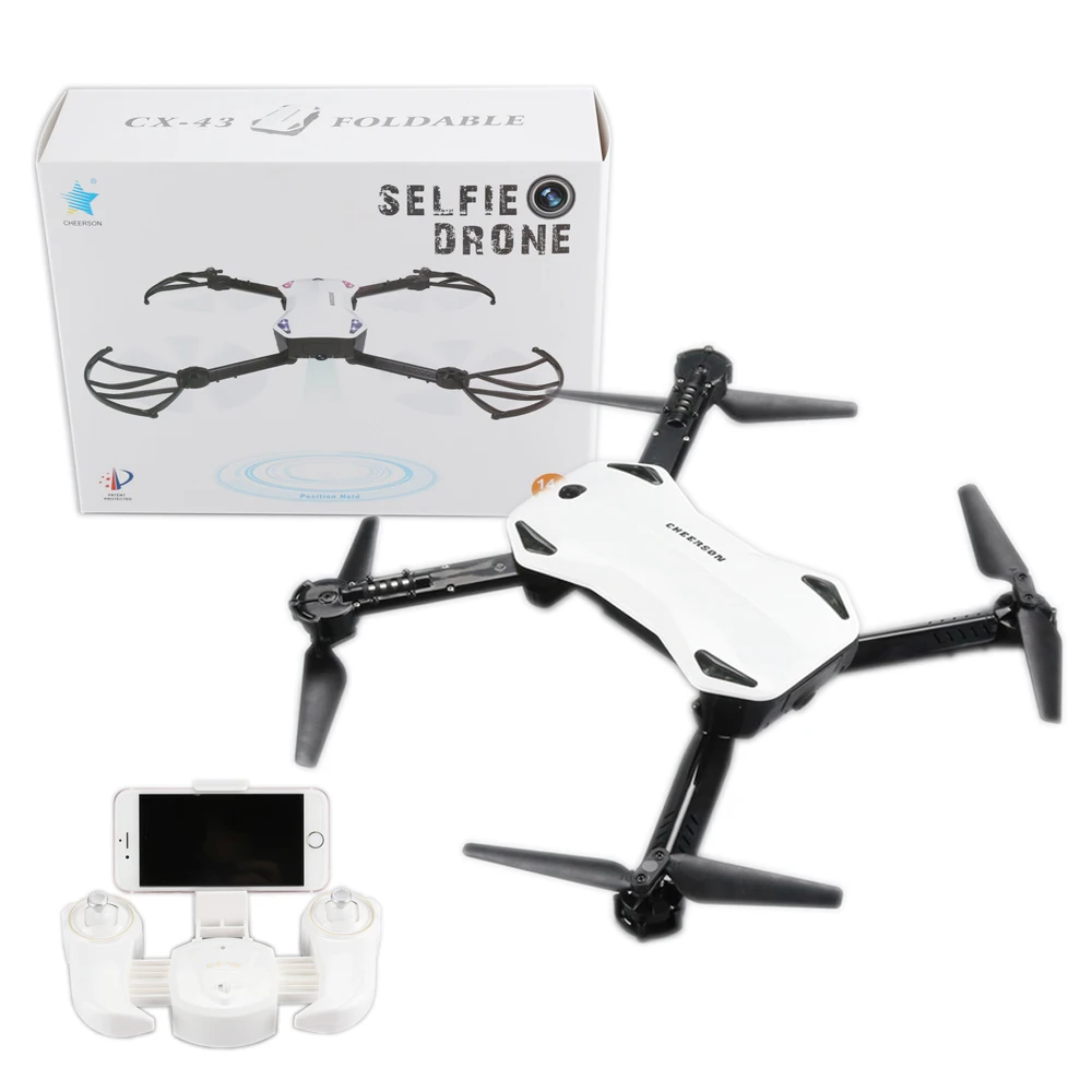 Радиоуправляемый вертолет Дрон с камерой HD 1080P Wi Fi FPV селфи профессиональный