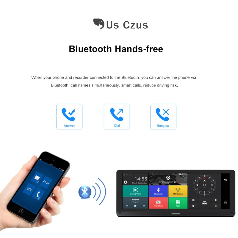 8 дюймов видеорегистратор Android 4 г Автомобильный WI-FI gps навигации Bluetooth с двумя