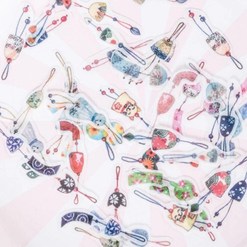 20 наклеек в виде милых мультяшных животных девушек рисовых шариков|Наклейки| |