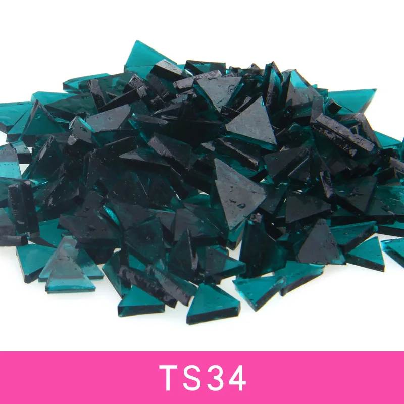 TS34 200 г/400 шт прозрачные витражные полосы, мозаичные хобби, искусство DIY материал поставщик, Мини Свободные Стеклянные детали Тиффани - Цвет: TS34