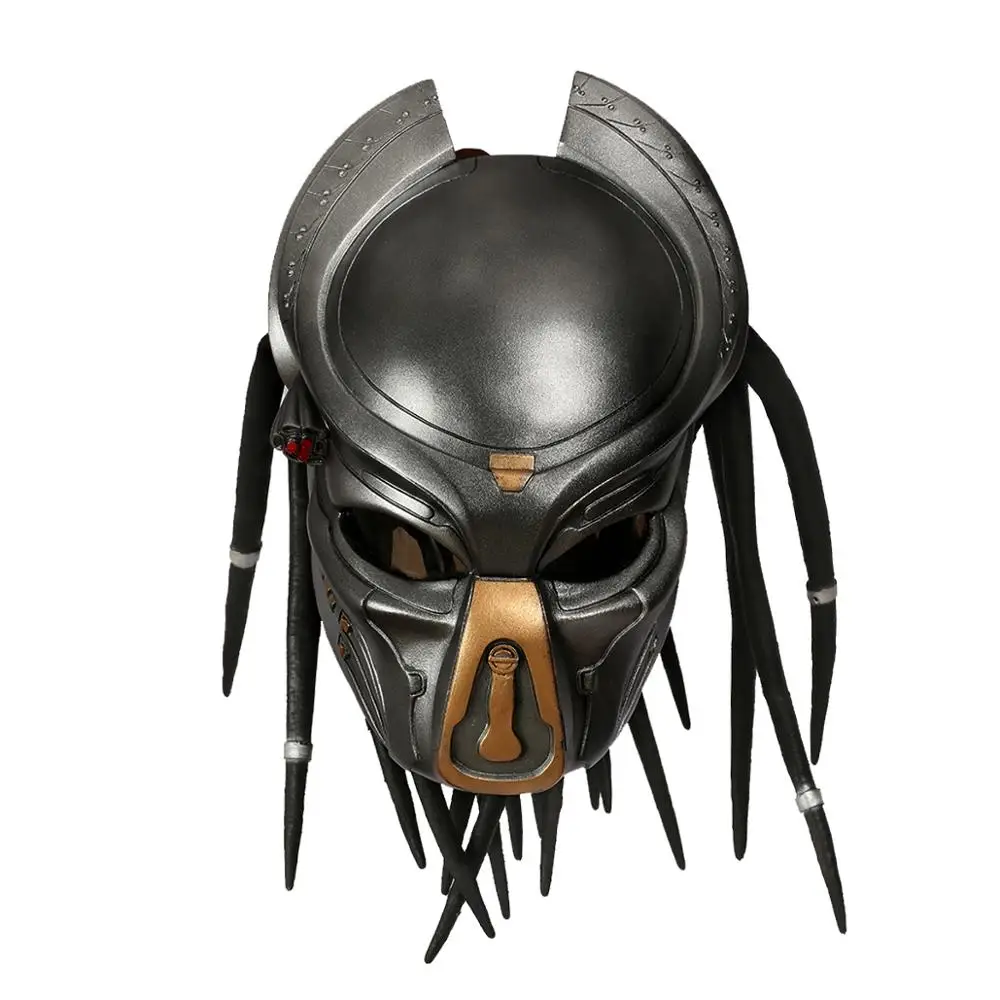X COSTUME Хищник (2018) Косплей Шлем Новый мягкий смоляный косплей реквизит Хэллоуин