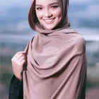 65*175 см мусульманский женский шелковый шарф хиджаб femme musulman шаль на голову исламский платок атласные тюрбаны турецкие шарфы