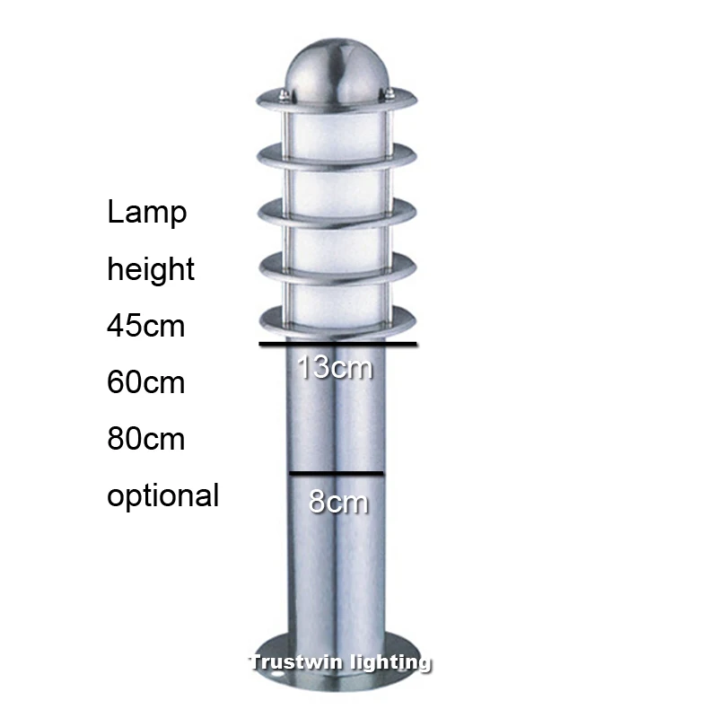 Столсветильник для сада и парка лампа газона водонепроницаемая уличная