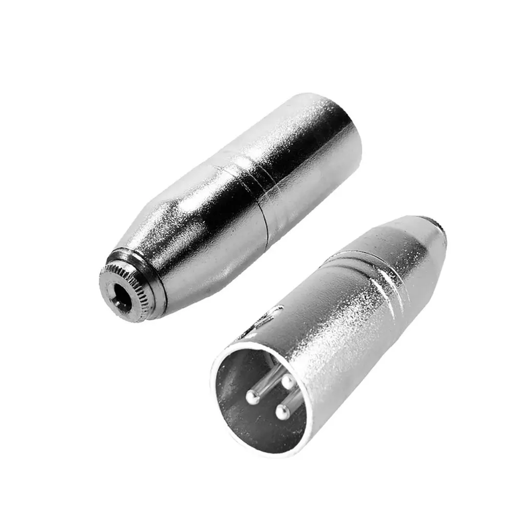 XLR 3 контактный Мужской адаптер на мини 5 мм (1/8 &quot) ТРС со штекера гнездо адаптера