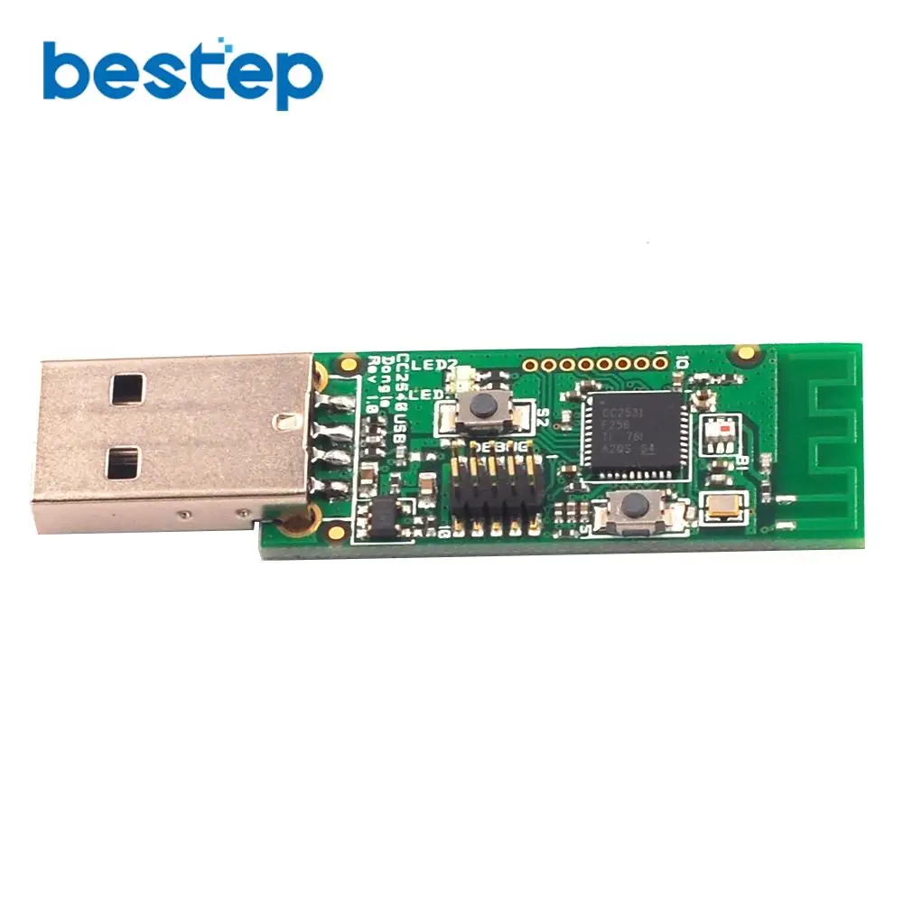 Wireless Zigbee CC2531 Sniffer Bare Board Packet Protocol Analyzer Module USB Interface Dongle Capture | Электронные компоненты