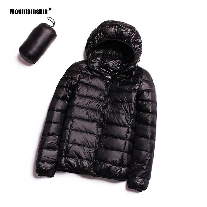 Женский пуховик с капюшоном Mountainskin светильник Кая теплая однотонная куртка на