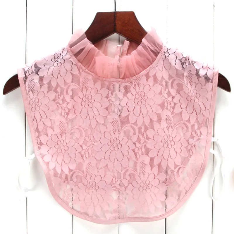 

MIARA.L 2018 high quality detachable collar lotus leaf fungus gauze render fake collar for ladies