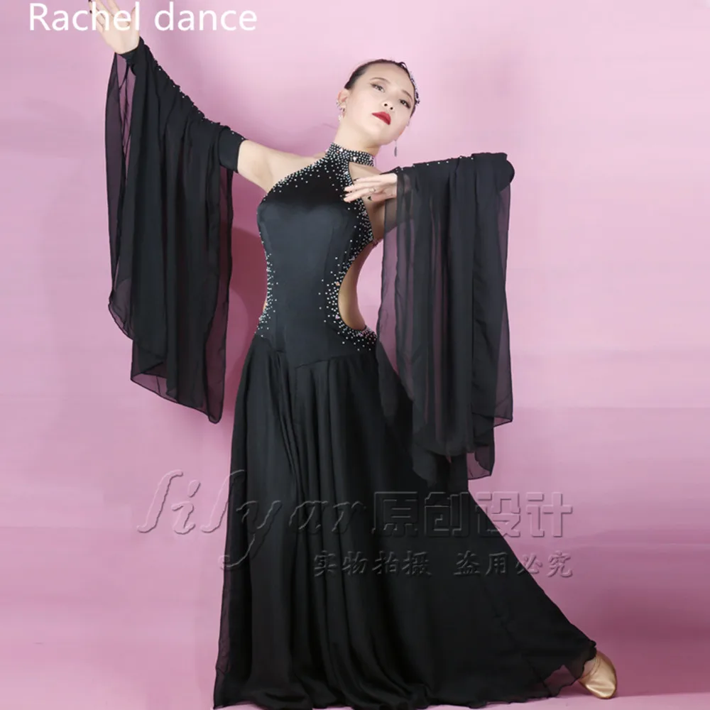 2017 профессиональное платье для латинских танцев женское на бретельках с