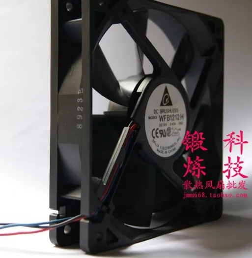 Дельта WFB1212H 12025 12 см 0.45A двойной вентилятор|delta wfb1212h|12 cm12 cm fan |
