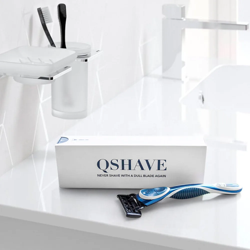 Бритва мужская QSHAVE, 5-слойная, 5 лезвий, 5 лезвий (art.: 7a6945b89) - 7a6945b89