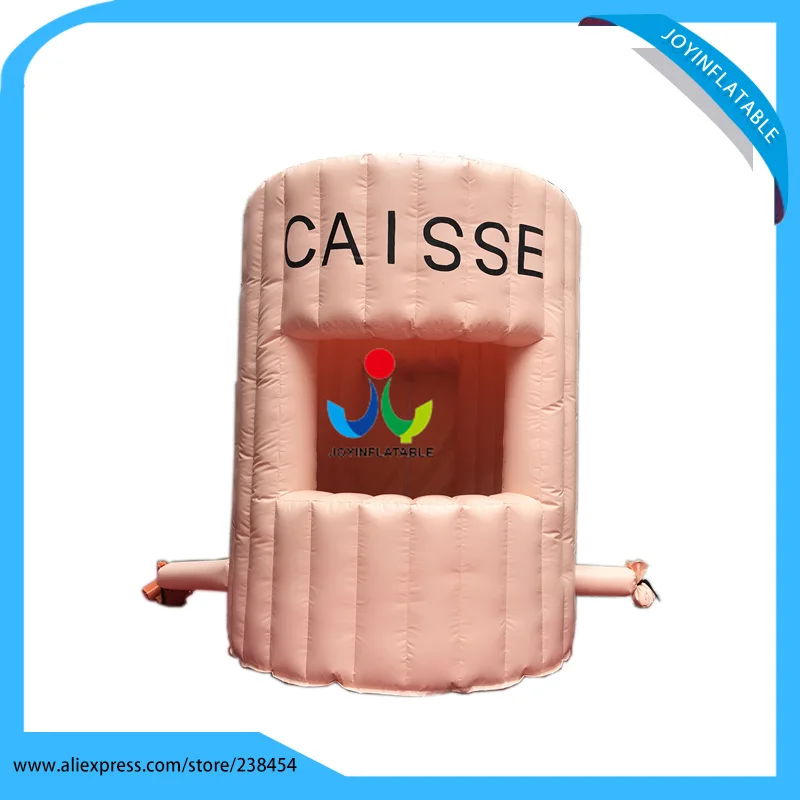 Joyinflatable 2 5x2.5x3m продвижение рекламы куб надувная кабина/маленький магазин палатка