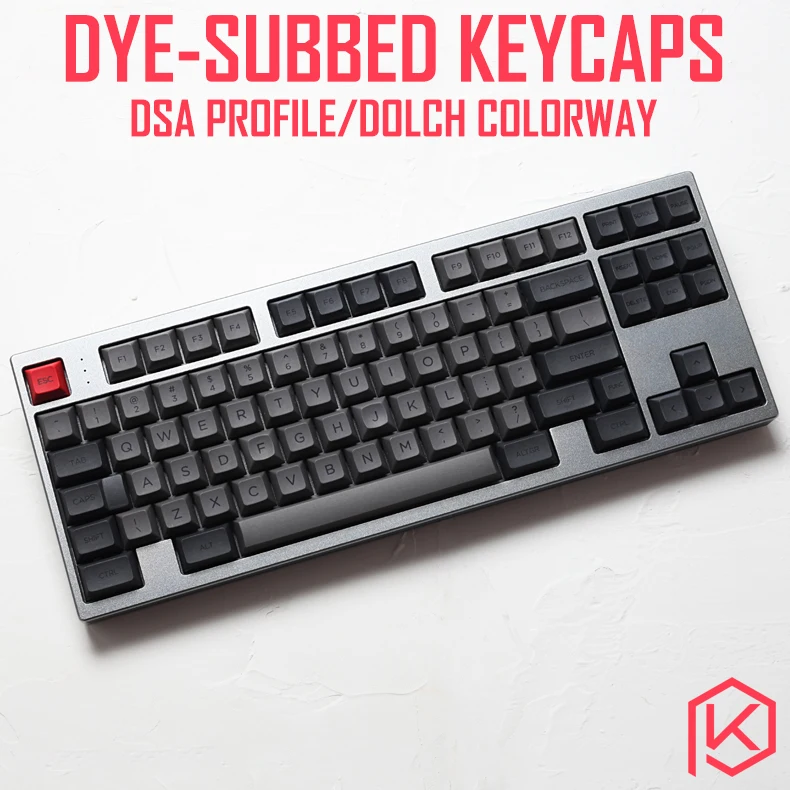 Набор чернильных колпачков для клавиатуры dsa dolch colorway ABS пластик gh60 xd60 xd84 cospad tada68