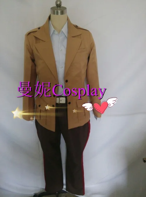 

Униформа армейского аниме Axis Powers Hetalia APH, на заказ, костюм для косплея