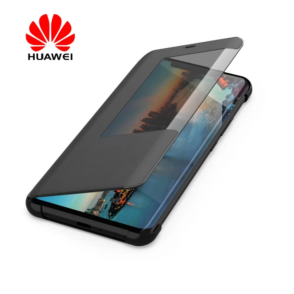 Чехол-книжка Huawei Mate 20 Pro оригинал чехол для умный сенсорный прозрачный кожаный