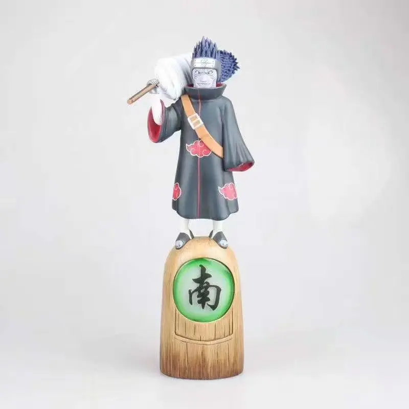 Kisame No Box Наруто Какаши Акацуки Учиха Итачи Тоби Hidan Hoshigaki Kisame Kakuzu GK 1/8 ПВХ фигурка модель игрушки 23~ 24 см - Цвет: Kisame No Box