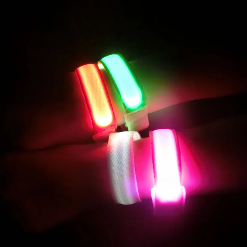 

500pcs Wholesale Price Party Supply LED Glowing Bracelet LED Flashing Wrist Band for concerts party sports