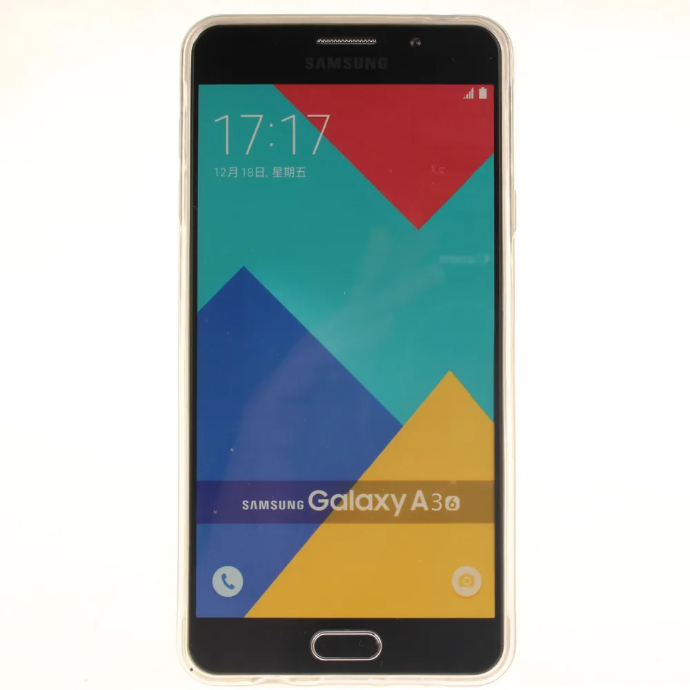 Мультфильм Мягкий Чехол TPU Резина Кремния Для Samsung Galaxy A3 2016 A3100 A310F 4.7 &quotцветок
