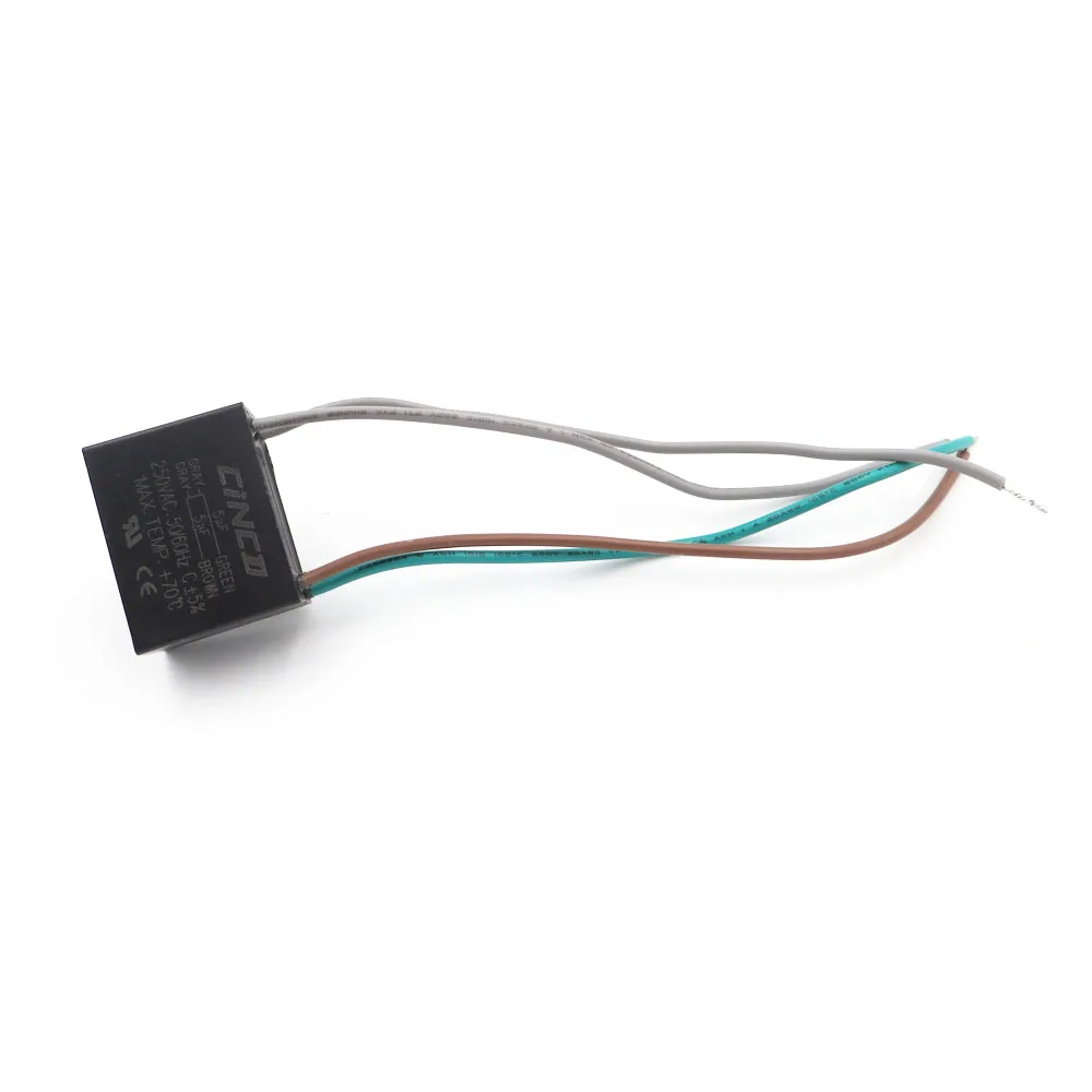 CBB61 5 + мкФ 250V 4 Кабели электрические конденсаторы вентиляторов Электрический