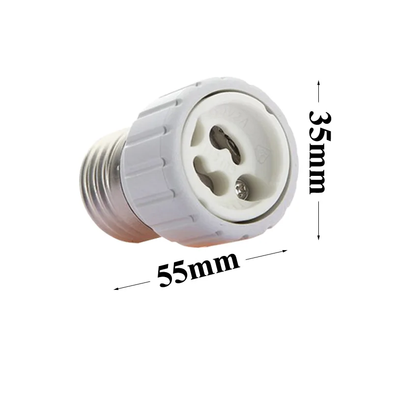 E27 To GU10 E27 в GU10 конверсионный держатель лампы MR11 led 110 В 220 в GU10 мини светодиодная лампа 3 Вт 35 мм светодиодный прожектор для кухни - Испускаемый цвет: E27 To GU10