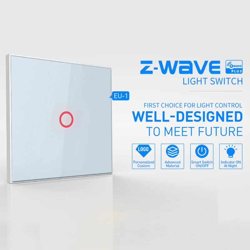 НЕО Coolcam nas sc01ze Z Wave плюс 1ch ЕС настенный выключатель света домашней автоматизации