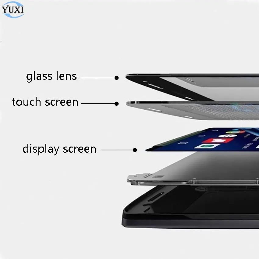 Сенсорная панель YuXi для Huawei Mate 8 9 10 Pro передняя внешняя стеклянная линза
