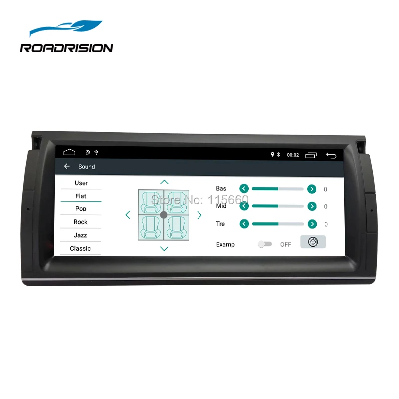 Автомобильный GPS навигатор RoadRision 10 25 дюйма Android 6 0 для BMW E39/X5/M5/E38/E53 с Bluetooth RDS радио