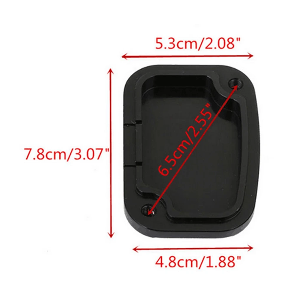 

2 Pcs Black CNC Brake Master Clutch Cylinder Covers For Touring 08-17 Electra Motorcycle