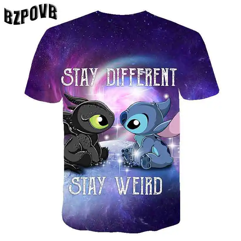 2019 The New t shirts Summer men 3D print Cartoon Lovely shirt fashion high brand Tshirt streetwear | Мужская одежда