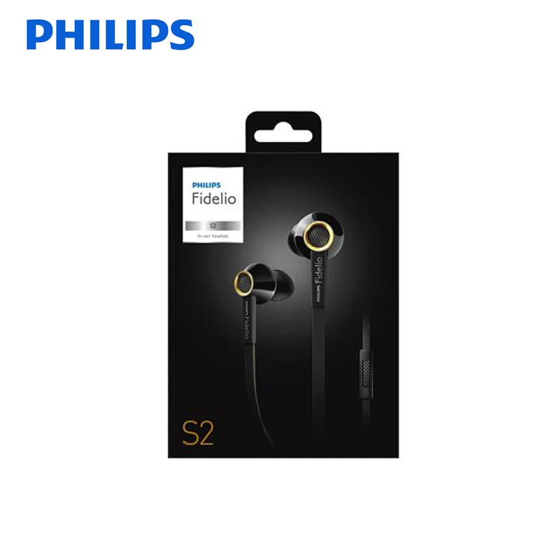 Оригинальный PHILIPS S2 Hi-Fi гарнитуры Высокое разрешение Разрешение с проводом