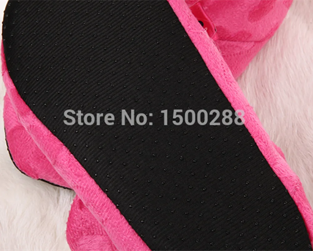 ToLaiToe/Домашняя обувь для интерьера с милыми бантами домашняя теплая очень мягкой