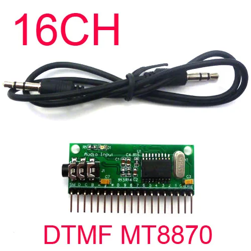 16 канальный DTMF MT8870 аудиодекодер телефонный флэш контроллер для модуля uno r3|uno