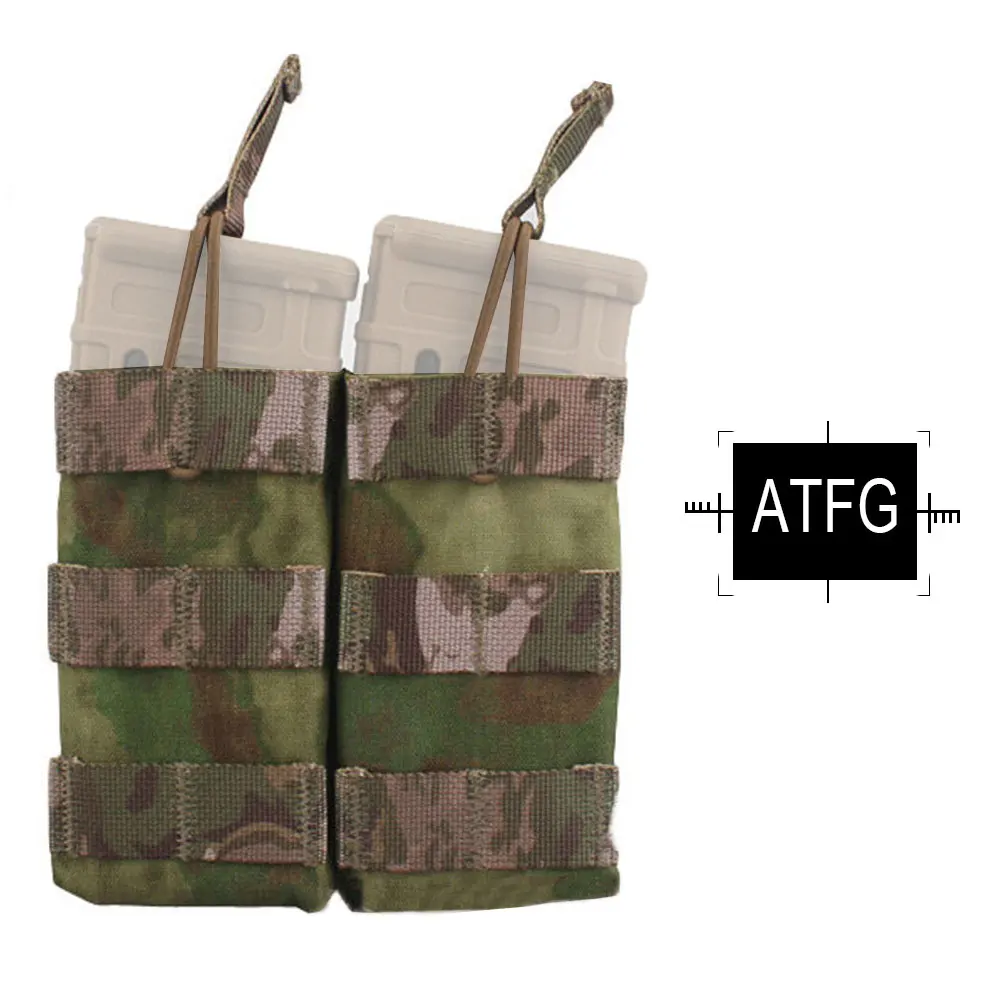 EMERSONGEAR двойной открытый Топ 5,56 маг сумка тактическая модульная Molle подсумок для тактических Мультикам для охоты сумка EM6354