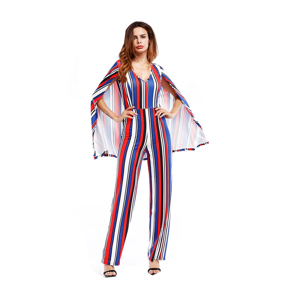 Лето 2017 г. новые модные модели Европейский Стиль комбинезоны с принтом из двух