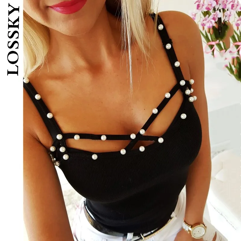 Женская майка с V-образным вырезом открытой спиной | одежда